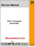JCB 67C-1 Compact Excavator Pdf Repair Service Manual