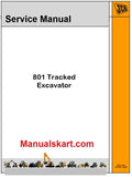 JCB 801 Tracked Excavator Pdf Repair Service Manual