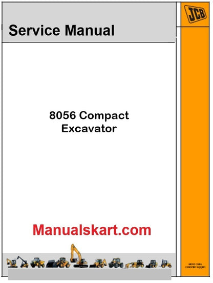 JCB 8056 Compact Excavator Pdf Repair Service Manual