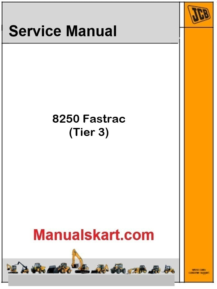 JCB 8250 Fastrac Pdf Repair Service Manual (Tier 3)