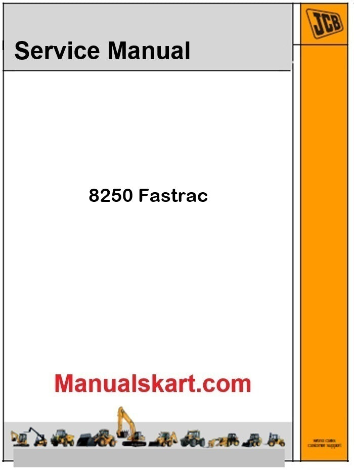 JCB 8250 Fastrac Repair Service Manual PDF