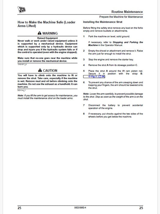 JCB 3CX, 4CX, 5CX Backhoe Loader Repair Service Manual PDF T4F