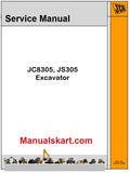 JCB JC8305, JS305 Excavator Pdf Repair Service Manual