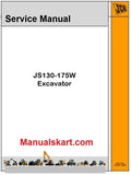 JCB JS130-175W Excavator Pdf Repair Service Manual