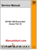 JCB JS160-180 Excavator Pdf Repair Service Manual