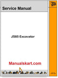 JCB JS85 Excavator Repair Service Manual PDF (Engine Tier 2, Tier 3)