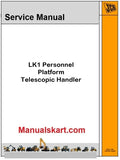 JCB LK1 Personnel Platform Telescopic Handler Repair Service Manual PDF (Supplement)