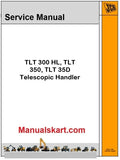 JCB TLT 300 HL, TLT 350, TLT 35D Telescopic Handler Pdf Repair Service Manual