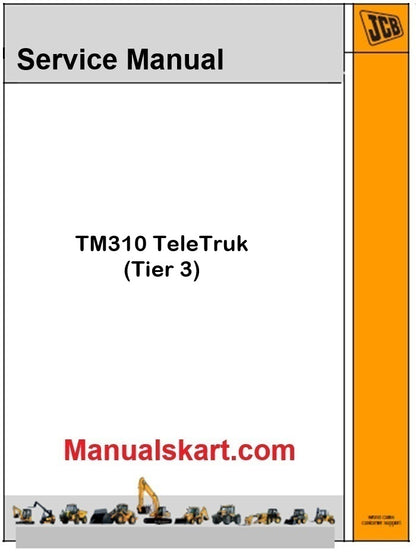JCB TM310 TeleTruk Repair Service Manual PDF Tier 3