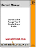 JCB Vibromax VM Range Tier II Single Drum Roller Pdf Repair Service Manual