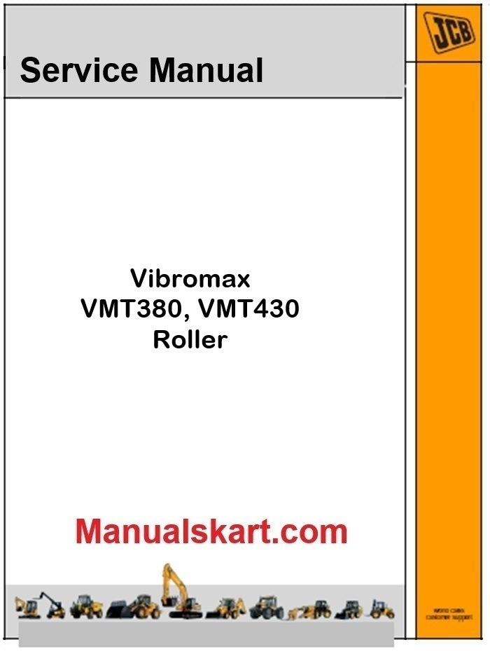 JCB Vibromax VMT380, VMT430 Roller Pdf Repair Service Manual