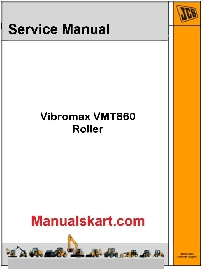 JCB Vibromax VMT860 Roller Repair Service Manual PDF
