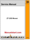 JCB ZT 20D Mower Pdf Repair Service Manual