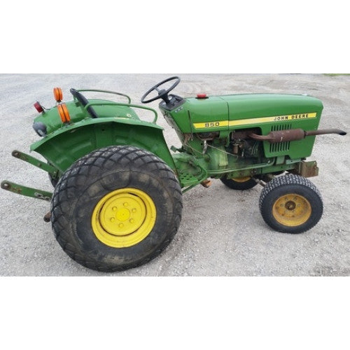 John Deere 1050, 850, 900HC, 950 Utility Tractors Service Repair Technical Manual Pdf - TM1192