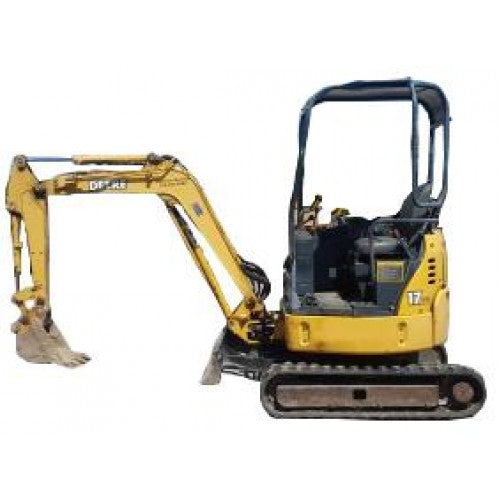 John Deere 17ZTS Compact Excavator Pdf Repair Service Technical Manual TM1897