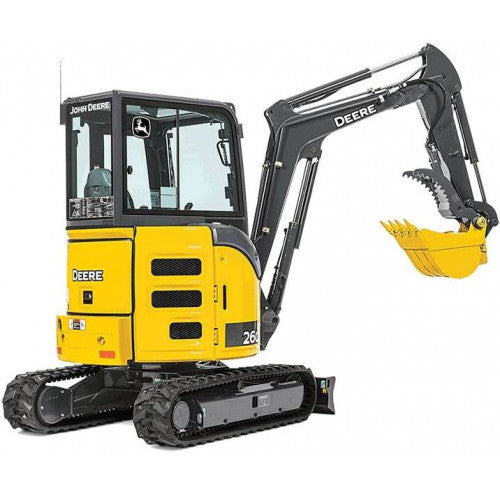 John Deere 26G Compact Excavator Pdf Repair Service Technical Manual TM13324X19