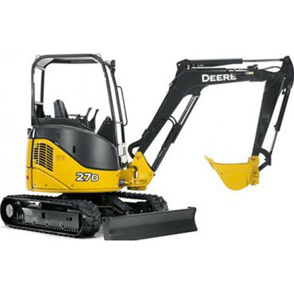 John Deere 27D Compact Excavator Pdf Repair Service Technical Manual TM2356 2