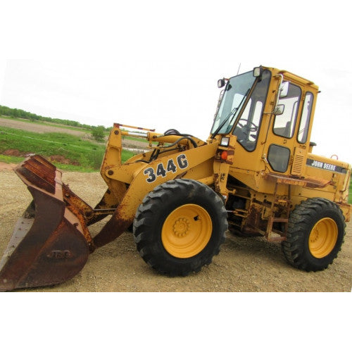 John Deere 344G, 444G 4WD Loader Diagnostic, Operation and Tests Service Manual Pdf - TM1557