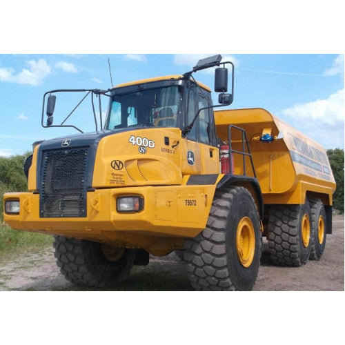 John Deere 350D, 400D Articulated Dump Truck Pdf Repair Service Technical Manual TM11519