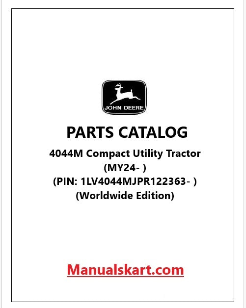 John Deere 4044M Compact Utility Tractor Pdf Parts Catalog Manual PC16679