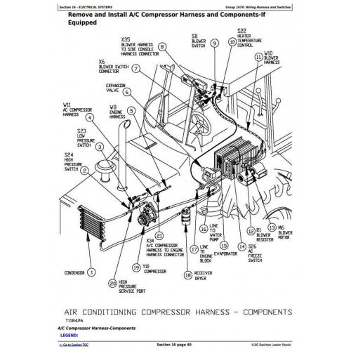 John Deere 410E Backhoe Loader Service Repair Technical Manual TM1611 2