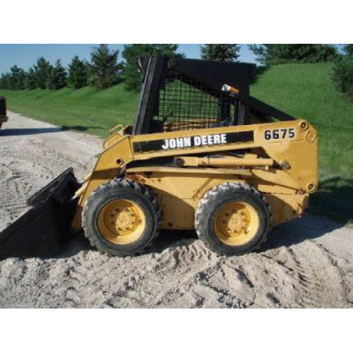 John Deere 4475, 5575, 6675, 7775 Skid Steer Loader Service Repair Technical Manual Pdf TM1553