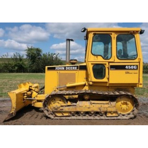 John Deere 450G, 550G, 650G Crawler Dozer and 455G, 555G Loader Pdf Repair Service Technical Manual TM1404