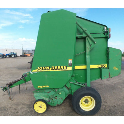 John Deere 457S, 467S Silage Special and 447, 457, 467, 547, 557, 567 Round Balers Service Repair Technical Manual Pdf - TM2203