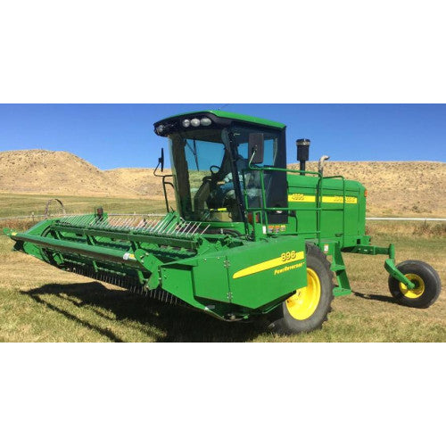 John Deere 4895 Self-Propelled Hay and Forage Windrower Service Repair Technical Manual Pdf - TM2033