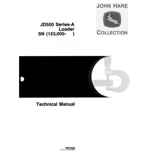 John Deere 500A Backhoe Loader Pdf Repair Service Technical Manual TM1025