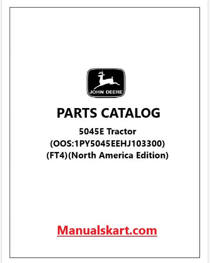 John Deere 5045E Tractor Pdf Parts Catalog Manual PC11983