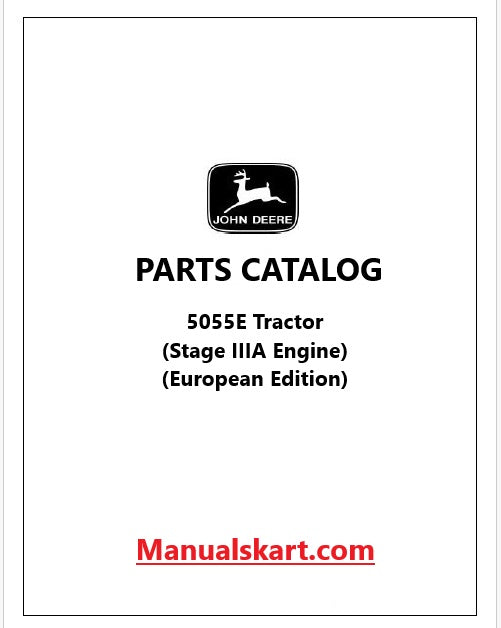 John Deere 5055E Tractor Pdf Parts Catalog Manual PC11746