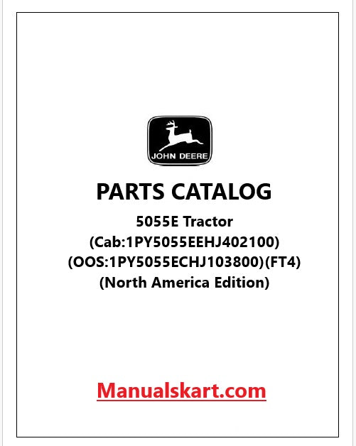 John Deere 5055E Tractor Pdf Parts Catalog Manual PC11984