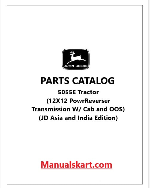 John Deere 5055E Tractor Pdf Parts Catalog Manual PC12535