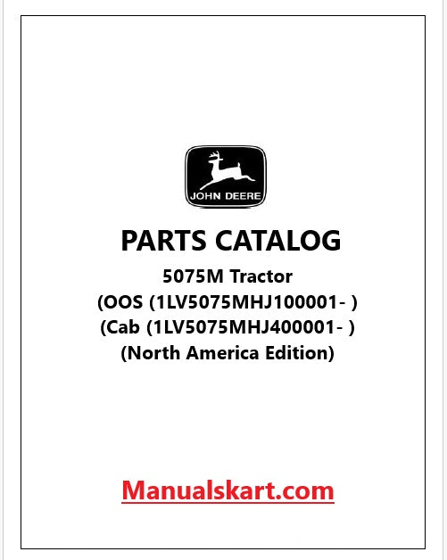 John Deere 5075M Tractor Pdf Parts Catalog Manual PC13349