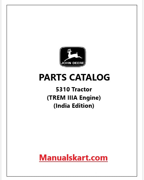 John Deere 5310 Tractor Pdf Parts Catalog Manual PC12539