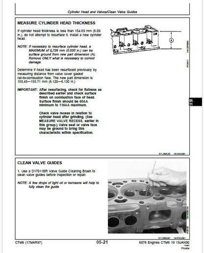 John Deere 6076 Engines Pdf Repair Service Manual CTM6 3