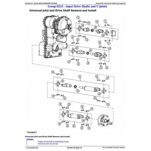 John Deere 624K 4WD Loader Pdf Repair Service Technical Manual TM12104