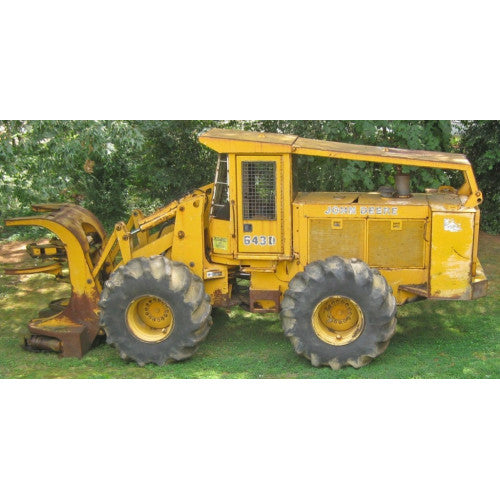 John Deere 643D Wheeled Feller Buncher Pdf Repair Service Technical Manual TM1482