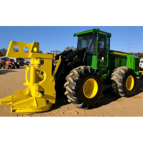 John Deere 643H, 843H, 740, 840 Feller Buncher Diagnostic, Operation and Tests Service Manual Pdf - TM2235