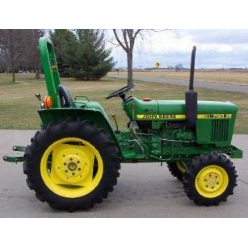 John Deere 650, 750 Utility Tractor Pdf Repair Service Technical Manual TM1242 2