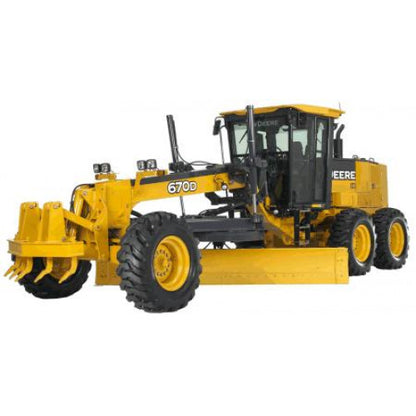 John Deere 670D, 672D, 770D, 772D, 870D, 872D Motor Grader Pdf Repair Service Technical Manual TM2256