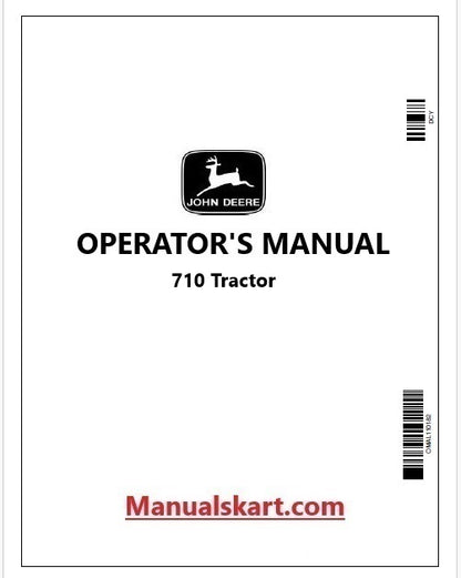 John Deere 710 Tractor Operator's Manual OML25016