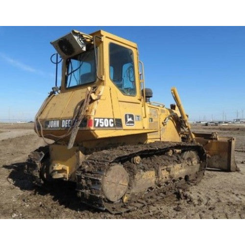 John Deere 750C, 850C Crawler Dozer Diagnostic, Operation and Tests Service Manual Pdf - TM1588