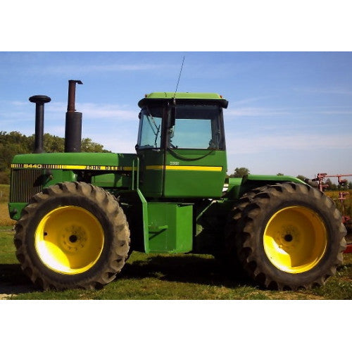 John Deere 8440, 8460 4wd Articulated Tractor Service Repair Technical Manual Pdf - TM1199