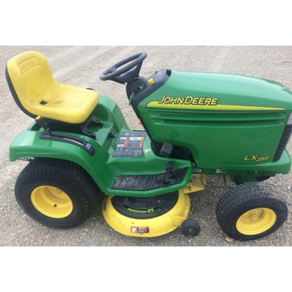 John Deere LX280, LX280AWS, LX289 Lawn Tractors Pdf Repair Service Technical Manual TM2046 2