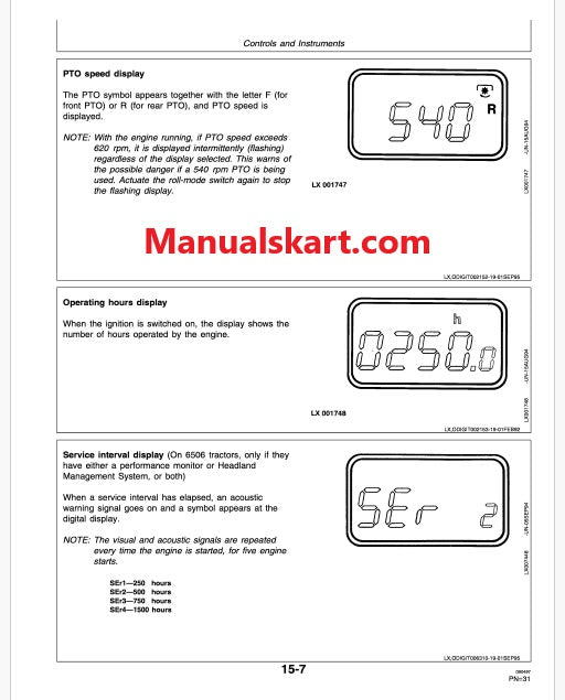 John Deere 6145R, 6155R, 6175R, 6195R and 6215R Tractor Pdf Operator's Manual OMAL217682