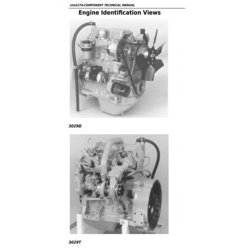 John Deere Powertech 3029, 4039, 4045, 6059, 6068 Diesel Engines Service Repair Technical Manual Pdf - CTM3274