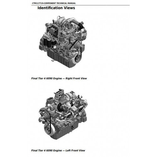 John Deere Powertech 6090 Diesel Engines Service Repair Technical Manual Pdf - CTM117719