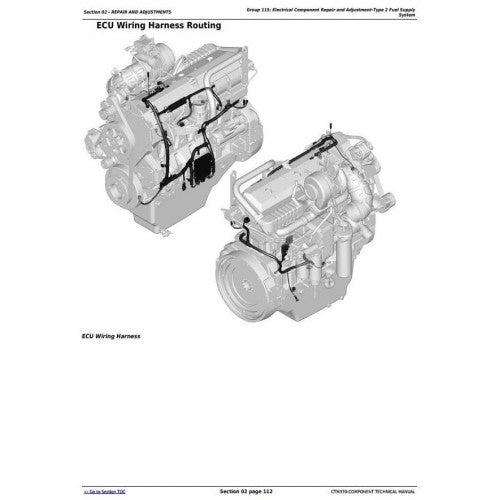 John Deere Powertech 6135 Diesel Engine Service Repair Technical Manual Pdf - CTM370